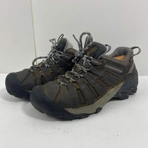Keen Voyageur Women's US 8 Leather Hiking trail Shoes Brown 5258-CHSB